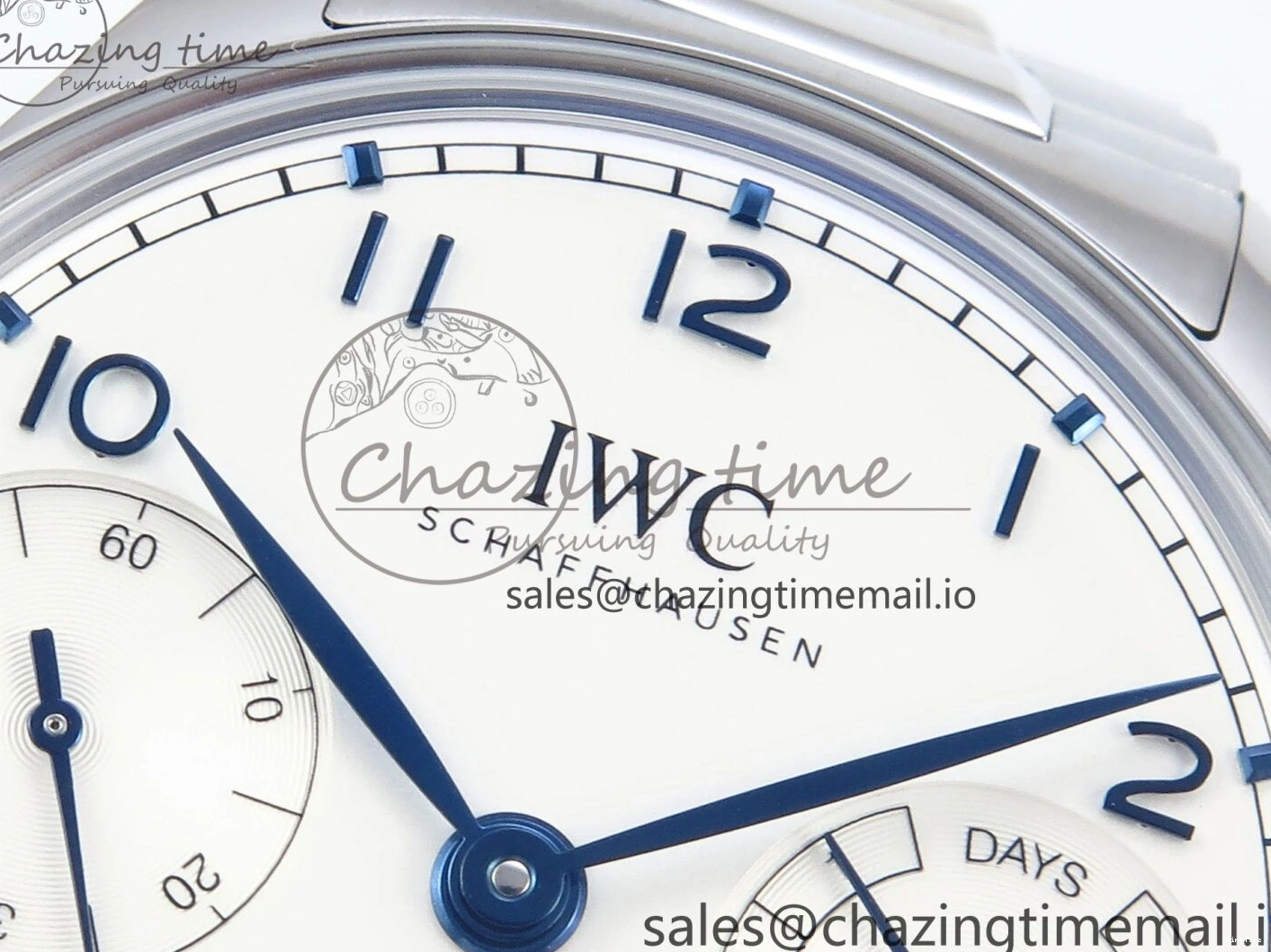 MIROTIME 0112 Portugieser Auto IWC0562C APSF 1:1 Best Edition White Blue Dial on SS Bracelet A EasyCare 6992